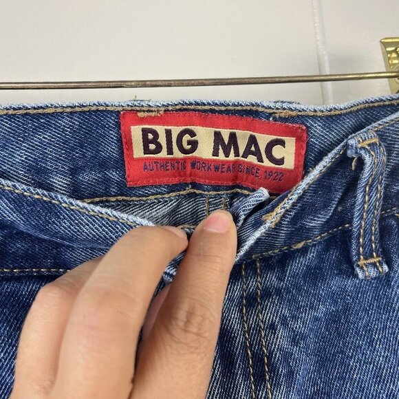 Authentic Big Mac Workwear Carpenter Mens jeans Size 44x32 (43x31) EUC - Picture 4 of 11